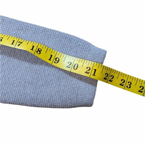 J.Crew Cropped Cardigan Sweater XS Taupe Gold Buttons Braided Trim 100% Cotton - Picture 9 of 10